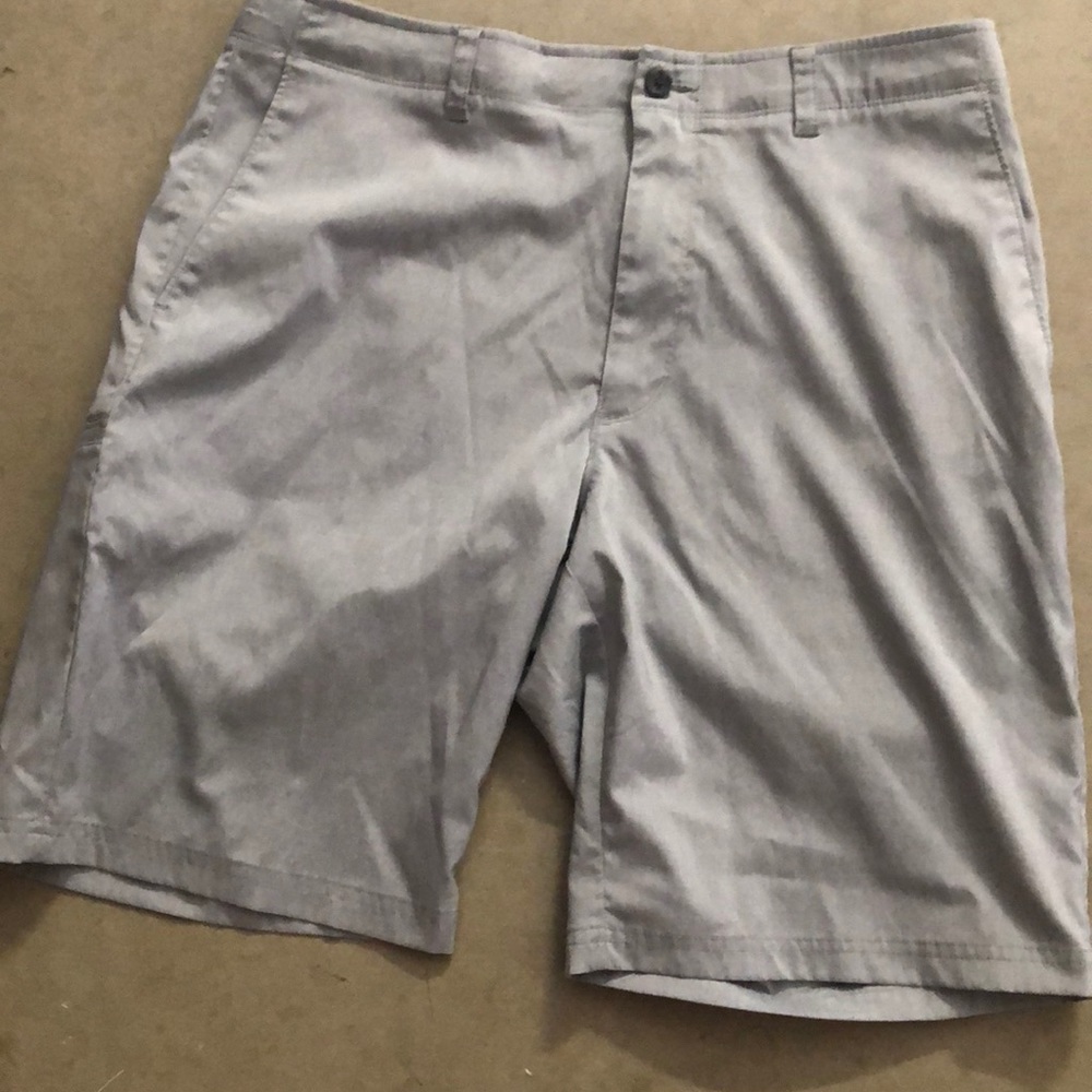 Grey golf shorts